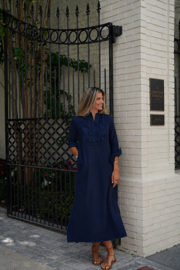 Finnegan Maxi Dress Solid Cotton