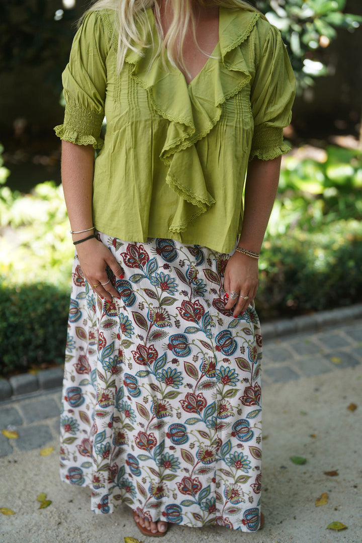 Hanley Midi Skirt Multi Bohemian Floral