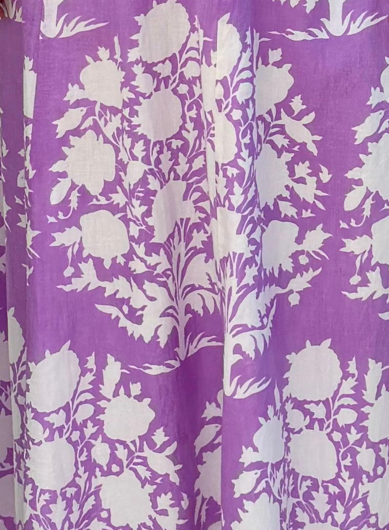 Hanley Midi Skirt Lavender Mist Floral