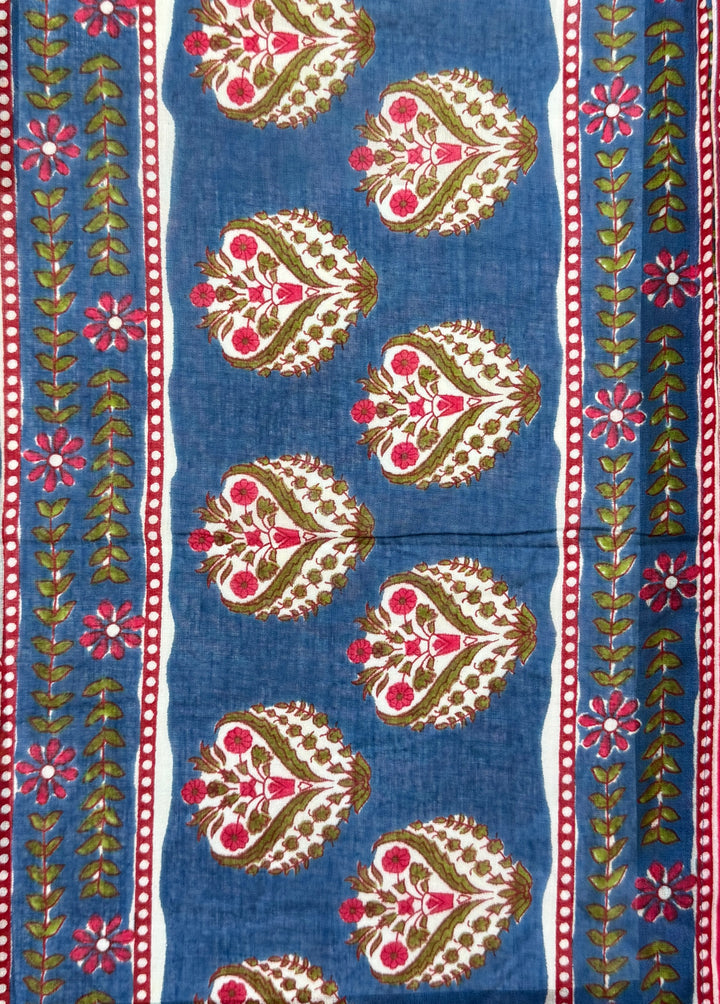 Indigo Coral Garden Sarong/Scarf