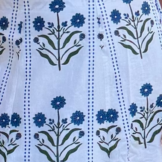 Hanley Midi Skirt Saphire Garden