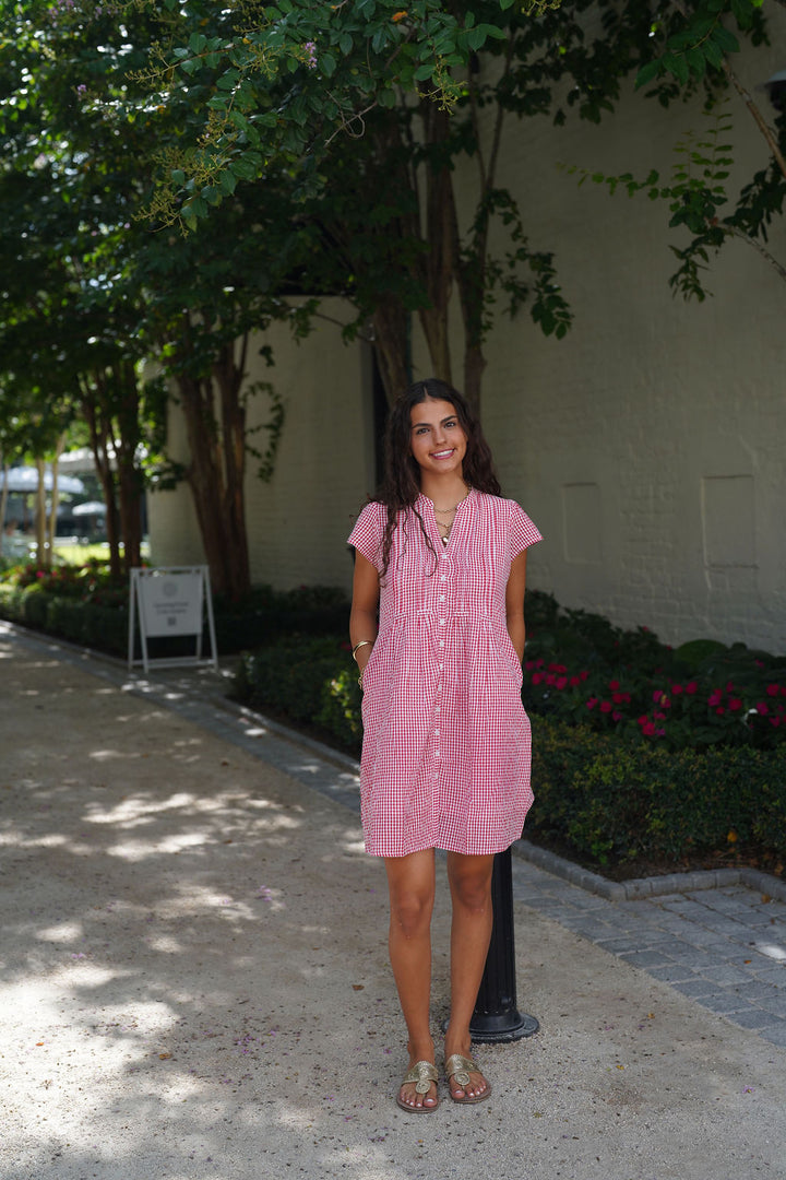 Juliette Dress Red Gingham