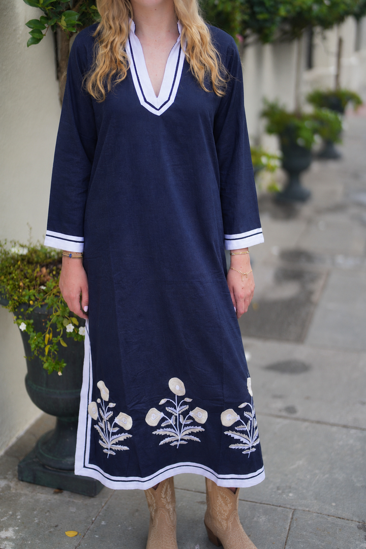 Evelyn Maxi Dress Navy