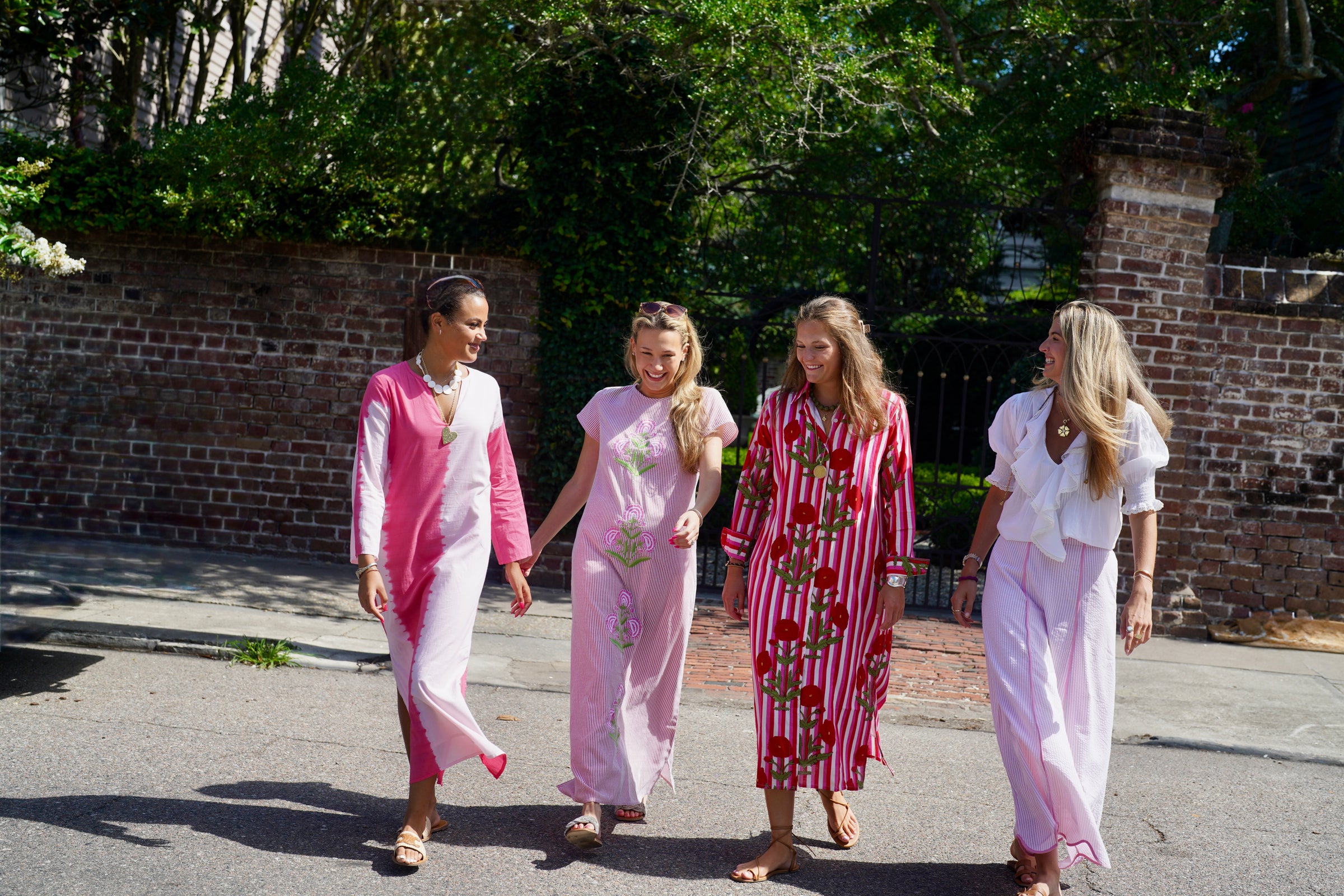 madison matthews dresses Pink Seersucker Abigail Maxi Dress by Mathews Short Dresses Shop Madison
