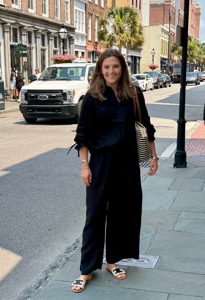 Linen Palazzo Pants