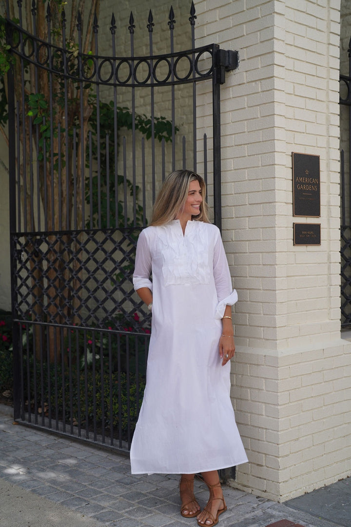 Finnegan Maxi Dress Solid Cotton