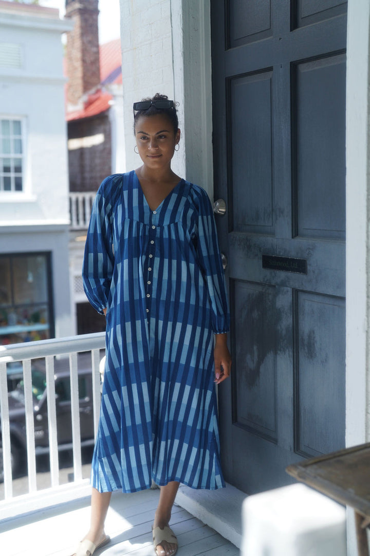 Irene Midi Dress Multi Blue Kaleidoscope