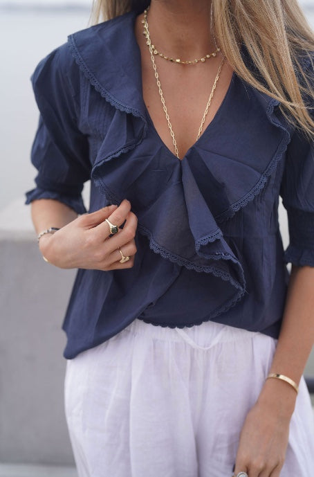 Amelia Ruffle Top